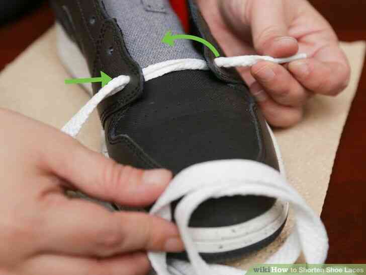 Image intitulée Raccourcir les Lacets de Chaussures de l